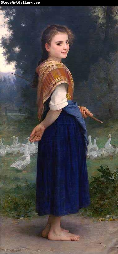 William-Adolphe Bouguereau The Goose Girl